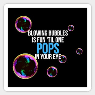 Blowing Bubbles Sticker